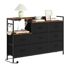 WOLTU Kommode mit 8 Stoff