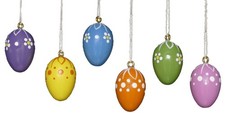 Ostereier Set aus 6 farbig