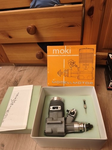 Moki modellmotor 25ccm motor - moki,