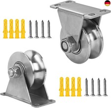 2 Stück U-Rollen Seilrollen