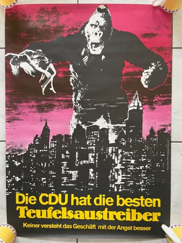 Wahlkampfplakat die cdu hat - wahlkampfplakat,