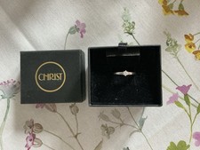 Christ Ring 333 Weißgold