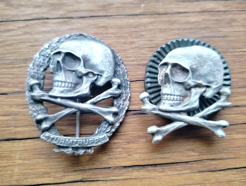 Ww1 totenkopf abzeichen - ww1,