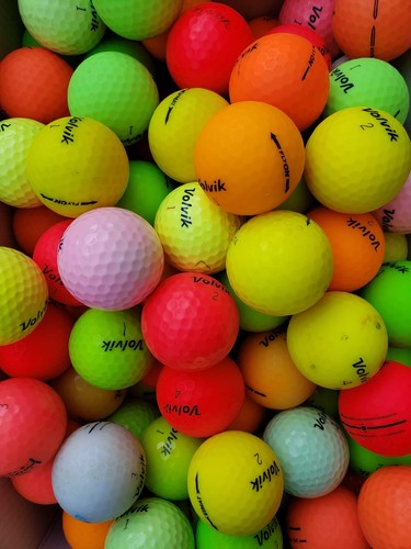 100 golfbälle volvik mix bunt - golfbÄlle,