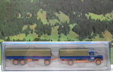 Brekina 1:87 86101 Kaelble Diesel K 832 L Lastzug mit Anhänger in Ovp Nr.5059