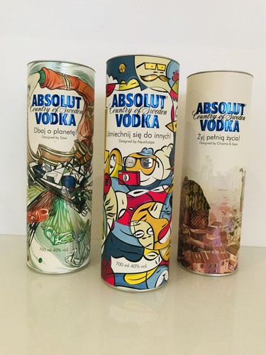 Absolut vodka street - street, set