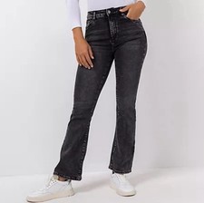 DINE 'N' DANCE Jeanshose mit Taschen lange Form Bootcut gr.40  pp