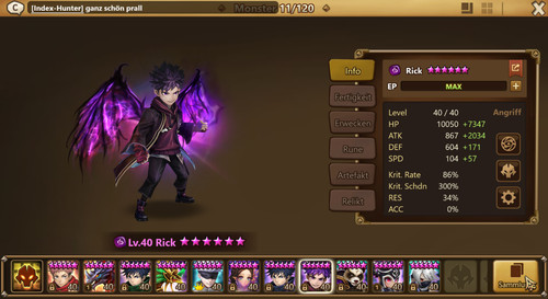 Summoners war ld5 account - summoners, eu