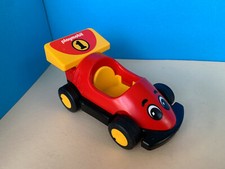 EKA- Playmobil 123 1.2.3 Rennwagen Rennauto rot gelb 6718 - sehr guter Zustand