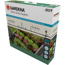 GARDENA Micro-Drip-System Tropfbewässerung Set Hochbeet/Beet, 35 Pflanzen