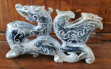 frühe JADE Skulptur Drache 