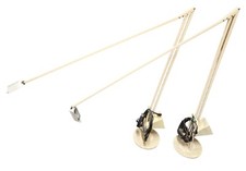 E-AB 2x Luxo Italy Flamingo Floor Lamp Design Fridolin Naef Stehleuchte Industry