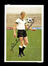 Günter Schröder Borussia Neunkirchen 1965-66 Bergmann Sammelbild Original Sign
