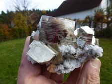 Pyrit Würfel, Huanzala Mine Ancash Peru # 13