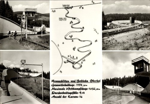 Oberhof thüringer wald - ak,