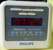Radiowecker von Philips für Bastler - alt - retro - Vintage