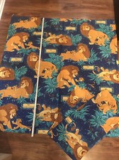 König Der Löwen Gardine 2-teilig 140 Cm Disney mit Simba und Mufasa