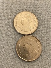 Münzen Asien Thailand 2 Stck