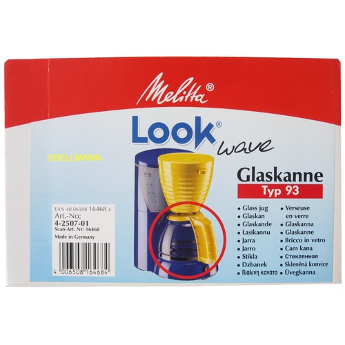 Melitta glaskanne look wave - glaskanne,