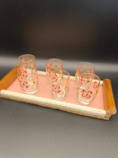 6 DDR Schnapsgläser Likörgläser Shots  Muster G151