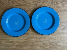 2 Stk Emaille Camping Teller