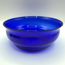 Glas Schüssel Schale Kobalt