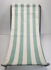 Klappbarer Strandstuhl SAND, hellgrüne Streifen (3061 W2)