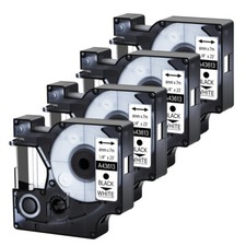 4 PK 43613 Black on White