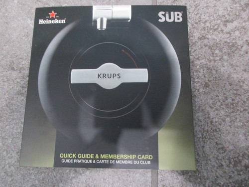 Krups the sub quick - krups, guide