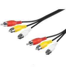 Cinch kabel 3x - kabel, m