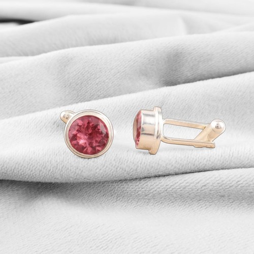Sterling silber rosa turmalin - sterling,