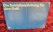 VW GOLF 1 Betriebsanleitung 1978 Bedienungsanleitung Handbuch Bordbuch BA