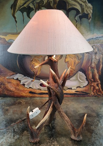 Schöne geweih tischlampe - schöne,