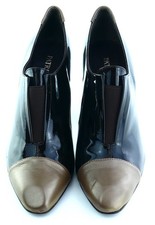 Pumps Hochfrontpumps aus Leder  Gr. 35 Braun Damen-Schuhe RPW