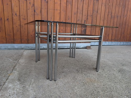 Chrom tisch vintage couchtisch - chrom,