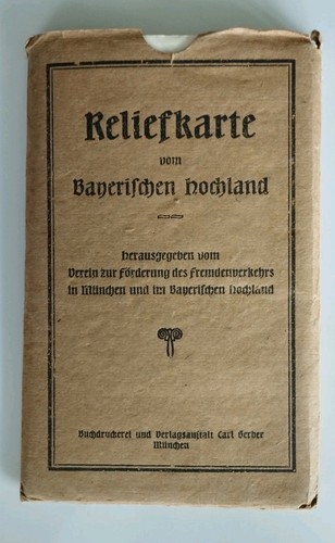 Alte relief karte mit - relief,