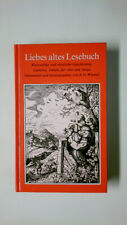 65245 LIEBES ALTES LESEBUCH kurzweilige u. nützl. Geschichten, Gedichte, Fabeln