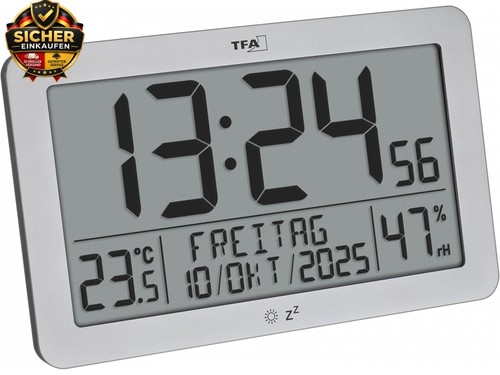 Digitale funk wanduhr mit - funk-wanduhr,
