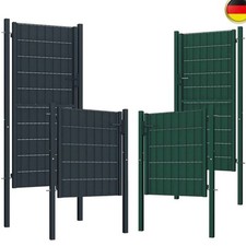 Zauntor Stahl Gartentür Gartentor Zauntür Hoftor Pforte mehrere Auswahl vidaXL