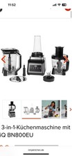 Ninja 3-in-1 1200W Küchenmaschine - Schwarz/Silber, 2,1L