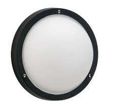 Albert 666028 Wandleuchte IP44 Aluguss schwarz E27 AGL bis 75W D:250mm