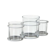 Metallgestell mit 3 Gläsern