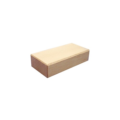 Bauklotz quader natur - -,