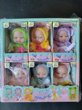 6 Stück Mini Reborn Puppen 4