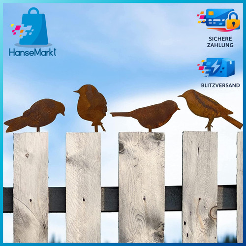 Vögel deko rost edelrost - rost,