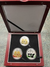 10 Yuan China Panda - Set 2009 Silber 