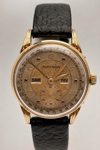Movado triple calendar 750gold - triple,