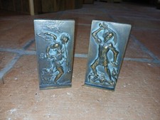 Bronze Buchstützen Hl. Georg