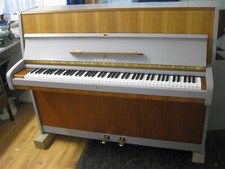 C. BECHSTEIN - Klavier - in grau/braun - REHA-PIANO-AURICH