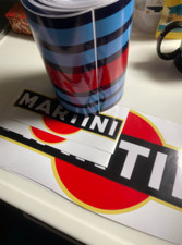 Martini Le Mans Streifen Aufkleber Set laminiert für Racing TVR Auto Dekor Foli